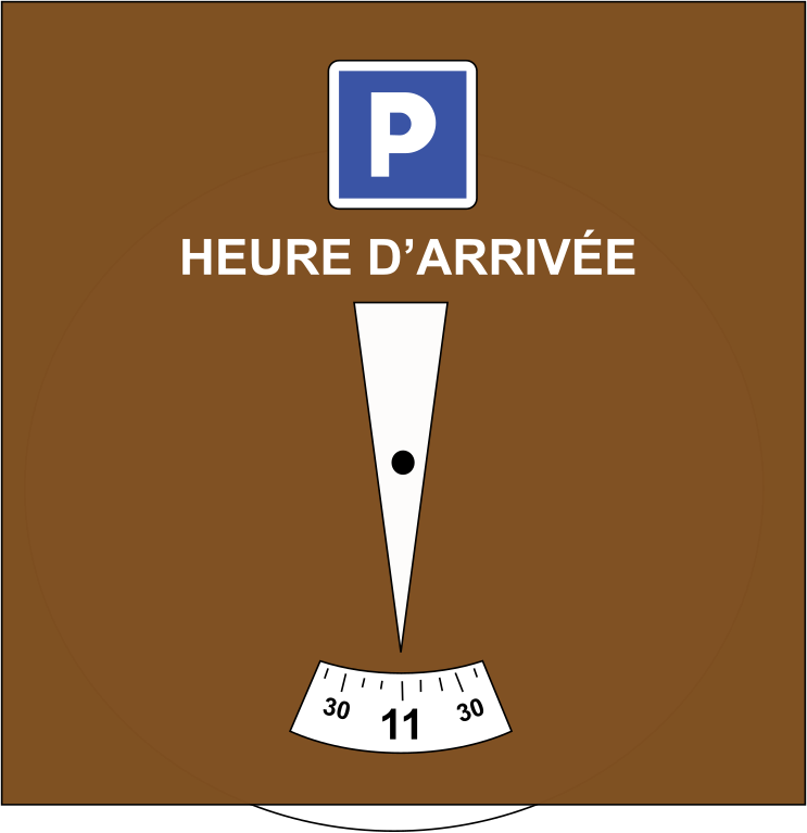 Disque de stationnement